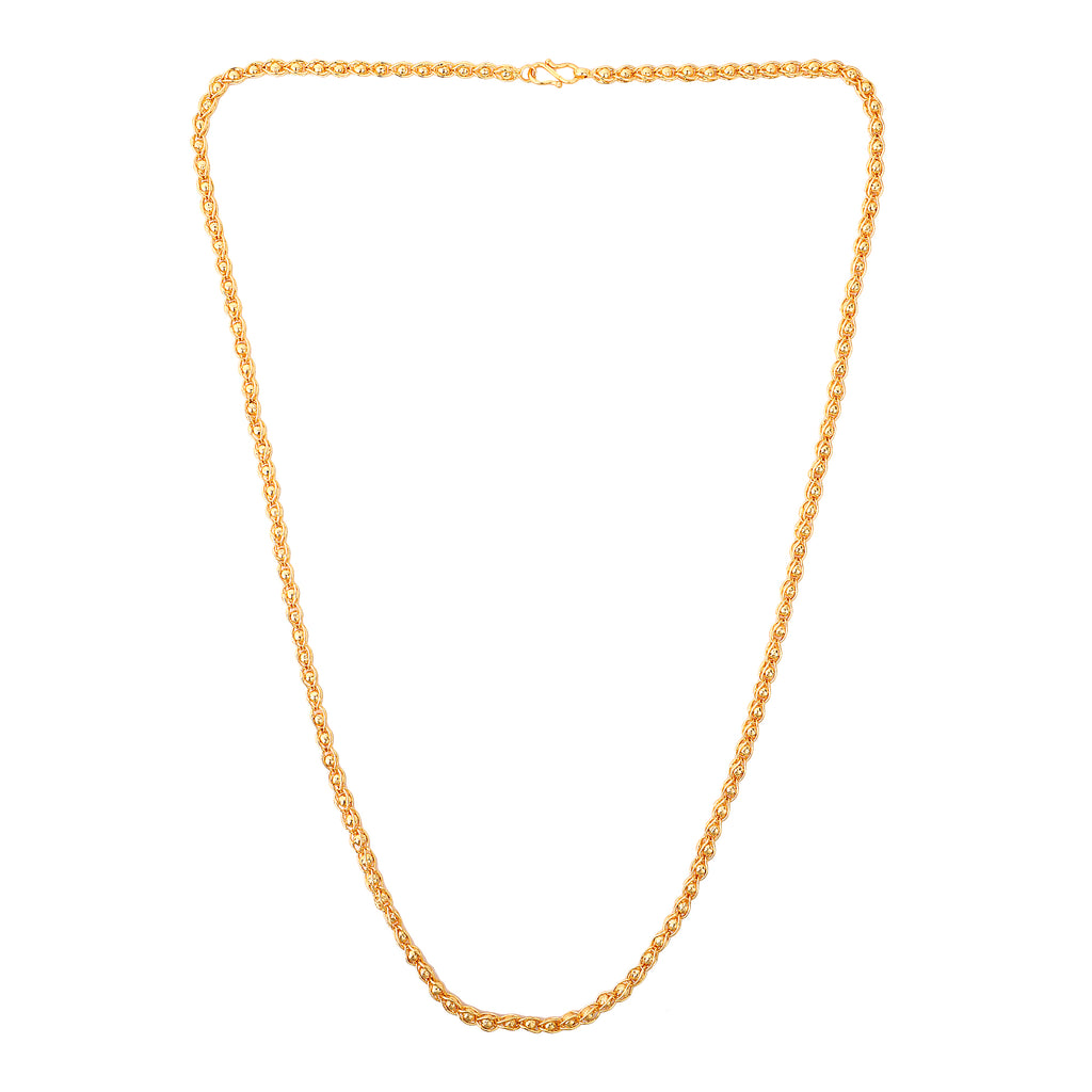 Minimalist Gold-Plated Long Link Chain