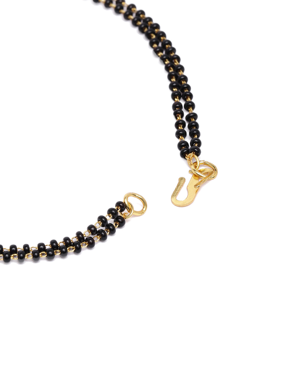 Rodium Plated Artificial Stone Mangalsutra & Studs Set